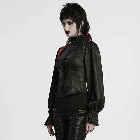 Hemd mit Gothic-Muster