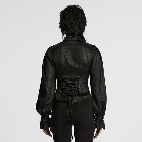 Hemd mit Gothic-Muster