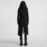 Gothic Dekadenter asymmetrischer Strickmantel