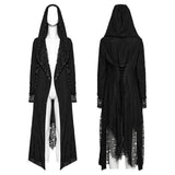 Gothic Dekadenter asymmetrischer Strickmantel