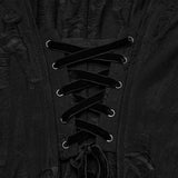 Gothic Dekadenter asymmetrischer Strickmantel