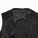 Dark Night Goth Asymmetrische Weste