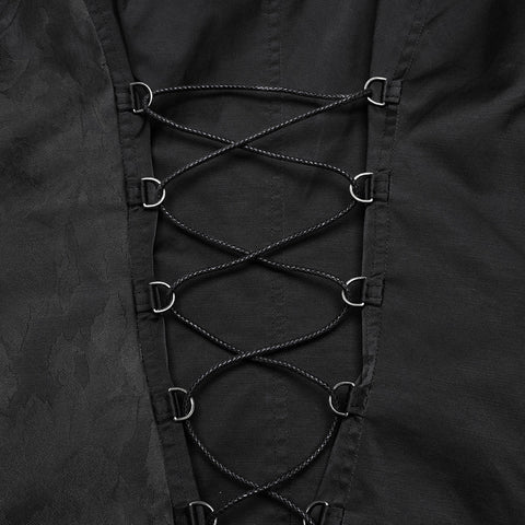 Dark Night Goth Asymmetrische Weste