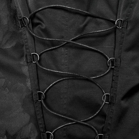 Dark Night Goth Asymmetrische Weste