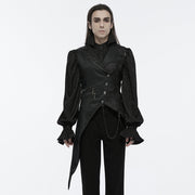 Dark Night Goth Asymmetrische Weste