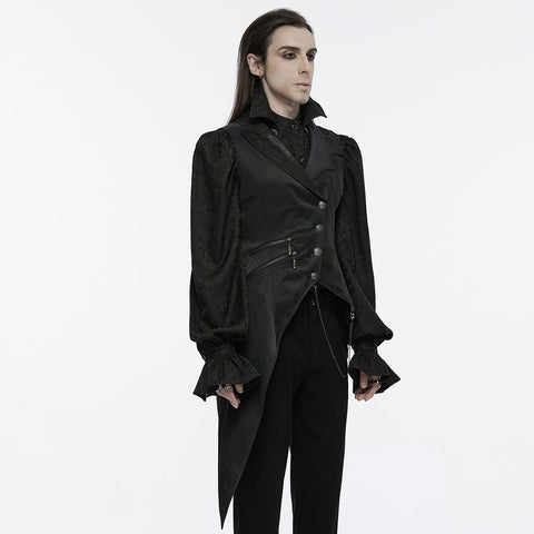 Dark Night Goth Asymmetrische Weste