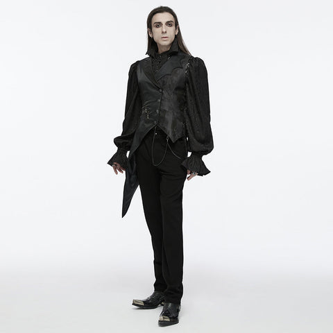 Dark Night Goth Asymmetrische Weste