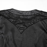 Goth asymmetrischer Revers-Kimono