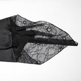 Goth asymmetrischer Revers-Kimono