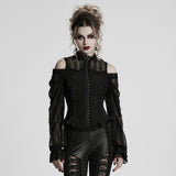 Gothic Swing-Ärmel-Shirt
