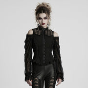 Gothic Swing-Ärmel-Shirt