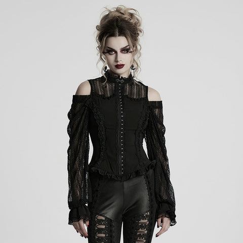 Gothic Swing-Ärmel-Shirt