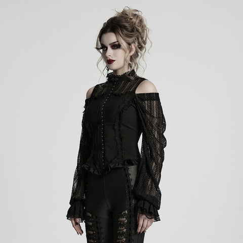 Gothic Swing-Ärmel-Shirt