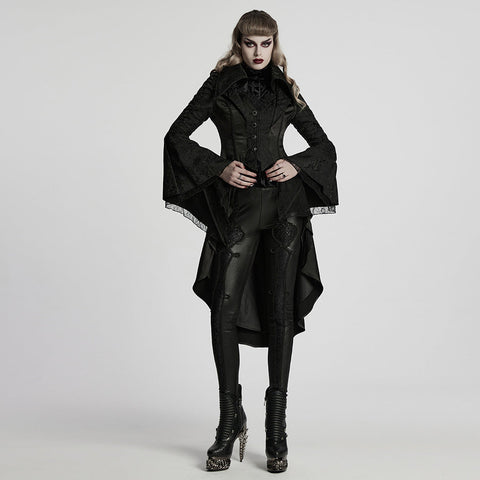 Goth Wunderschöne Palast High-Low Jacke