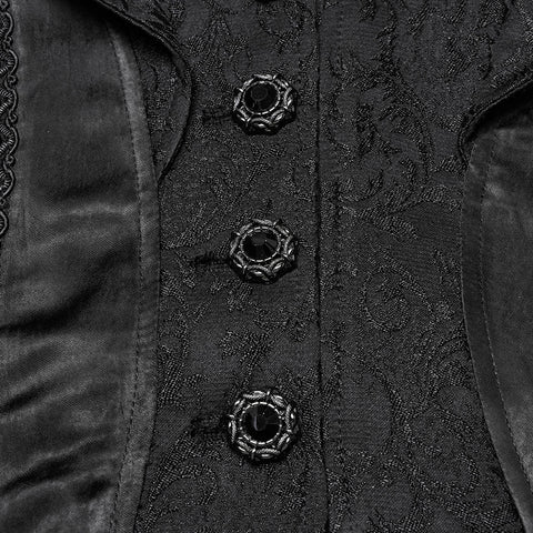 Goth Wunderschöne Palast High-Low Jacke