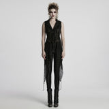 Goth Dark Alien Asymmetrische Weste