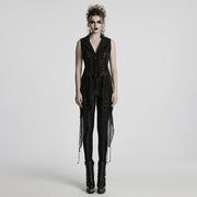 Goth Dark Alien Asymmetrische Weste
