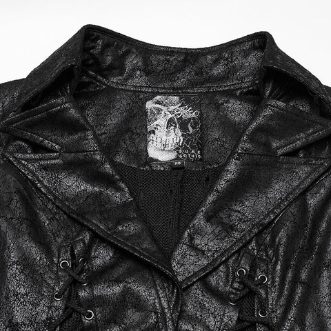 Goth Dark Alien Asymmetrische Weste