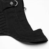 Punk-Jeansweste im ultrakurzen Schnitt