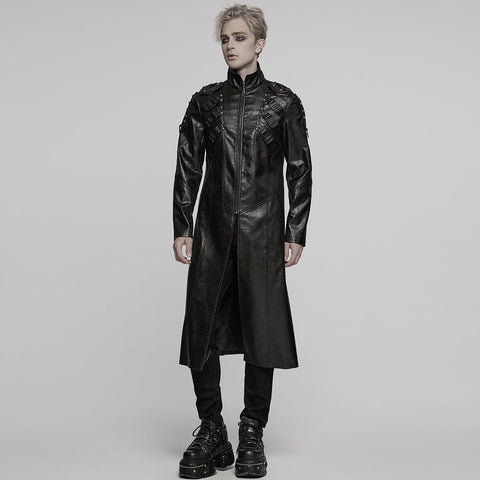 Cyberpunk-Stehkragenjacke