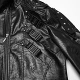 Cyberpunk-Stehkragenjacke