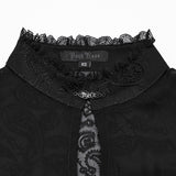 Gothic Wunderschönes Chiffonhemd