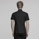 Punk-elegantes Kurzarmhemd