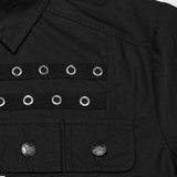 Punk-elegantes Kurzarmhemd