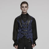 Gothic-Weste mit Jacquard-Revers