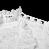 Gothic glamouröses Pullover-Shirt