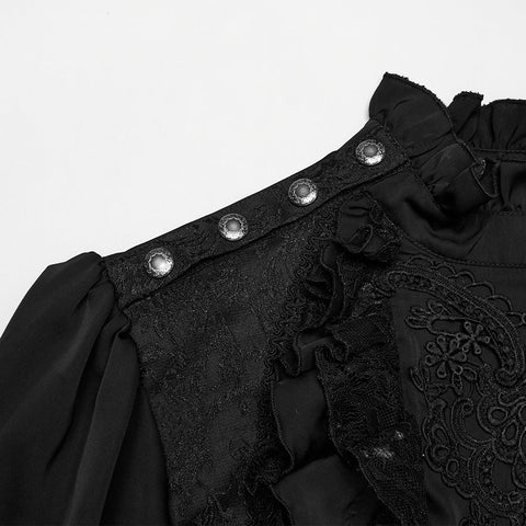 Gothic glamouröses Pullover-Shirt