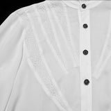 Gothic Scharfe Zähne Segmentierungsshirt