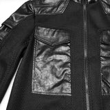 Cyberpunk Geometrische Jacke für Männer