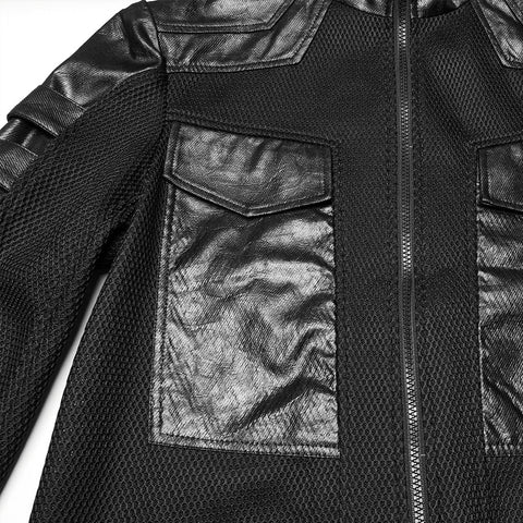 Cyberpunk Geometrische Jacke für Männer