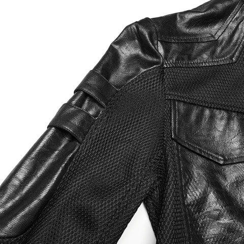 Cyberpunk Geometrische Jacke für Männer