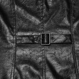 Abnehmbare Punk-Lederjacke
