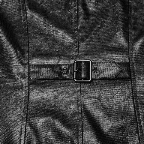 Abnehmbare Punk-Lederjacke