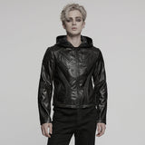 Abnehmbare Punk-Lederjacke