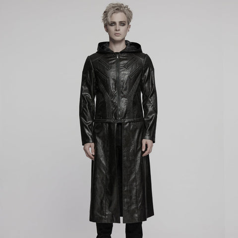 Abnehmbare Punk-Lederjacke