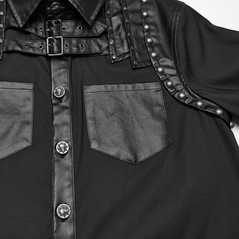 Punk hübsches Straßenhemd für Männer