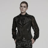 Goth Jacquard Herrenweste