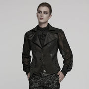 Goth Jacquard Herrenweste