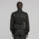 Goth Jacquard Herrenweste
