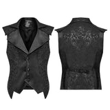 Goth Jacquard Herrenweste
