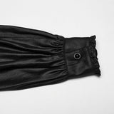 Gothic glänzendes Chiffon-Edelsteinhemd