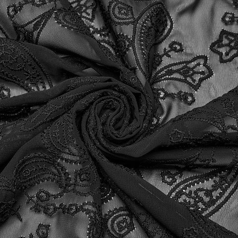 Goth Romantisches Chiffon Herrenhemd