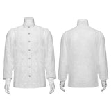 Goth Romantisches Chiffon Herrenhemd