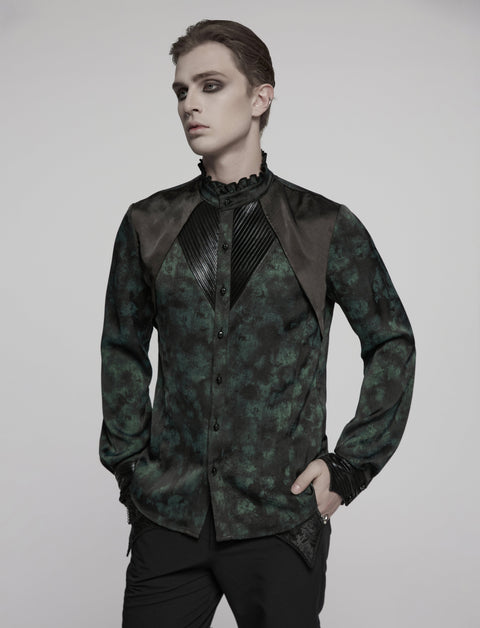 Gothic Mystery Plisseehemd