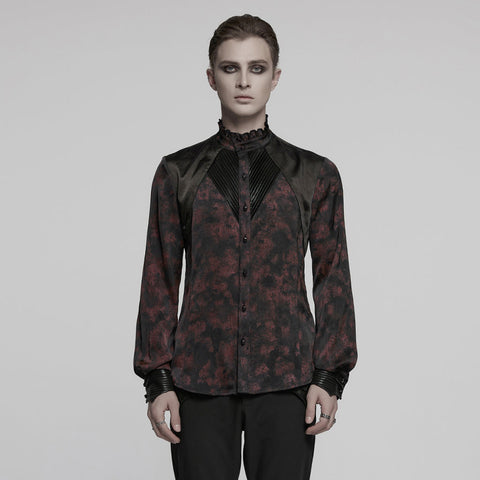 Gothic Mystery Plisseehemd