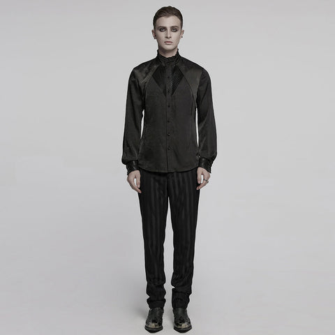 Gothic Mystery Plisseehemd